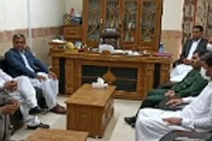 دیدار فرمانده سپاه مهرستان با فرماندار