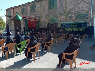 همزمان با اربعین حسینی عزاداری بسیجیان در خمین