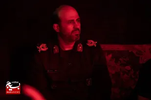 حضور فرمانده سپاه امام حسن مجتبی (ع) استان البرز در هیئت عاشقان ثارالله چهارراه مصباح+تصاویر