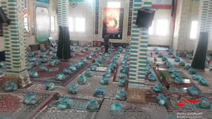 ۲۲۰بسته معیشتی و50بسته گوشت گرم