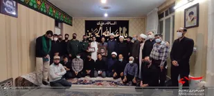 دیدار کانون بسیج مداحان قم با خانواده روحانی شهید &laquo;موسوی دامغانی&raquo;