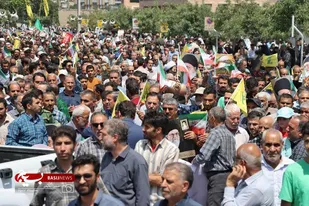 راهپیمایی مردم انقلابی اراک در پی اقدام جنایتکارانه رژیم&zwnj; صهیونیستی