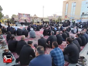 همایش بزرگ عزاداری امام رضا(ع) شهرستان لنجان برگزار شد