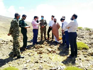 حضور مسئولان استانی و شهرستانی در راستای رفع مشکلات عشایر کلاته خیج