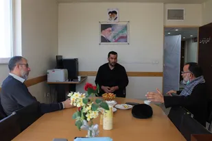 دیدار مسئولین کانون مداحان استان سمنان با مسئول کانون بسیج مداحان شاهرود