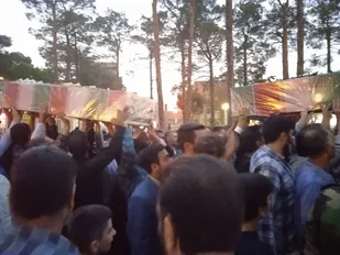 شهدای گمنام دوران دفاع مقدس میهمان شهرستان نایین شدند