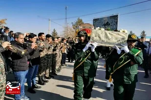 مردم شهر روشناوند در گناباد میزبان شهید گمنام بودند+عکس و فیلم