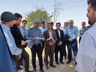بازدید معاونین فرماندار و اعضای ستاد تسهیل پیشوا از محل احداث کارخانه روغن اتکا