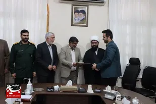 مراسم تکریم و معارفه فرمانده پایگاه مقاومت بسیج استانداری سیستان و بلوچستان برگزار شد