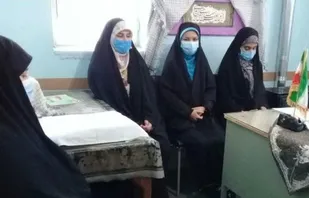 برگزاری جلسه هیئت اندیشه ورز در پایگاه بسیج مهدیه