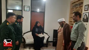 دیدار از خانواده شهید والامقام عبدالمحمد ملاح زاده