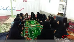 سفره صلوات و زیارت عاشورا در ریگ لردگان