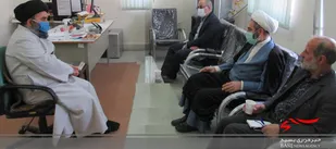دیدار رئیس شورای نگهبان استان و هیئت همراه با مسئول دفتر نمایندگی ولی فقیه در ناحیه مقاومت بسیج تفرش