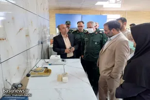 بازدید سردار مجیدی از کارگاه دهکده اقتصاد مقاومتی حسين آباد ناظم
