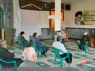 دیداروسرکشی اعضاءوابسته به سپاه درشهرستان هرسین