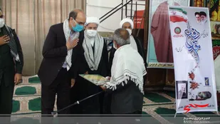 تجلیل از ایثارگران و رزمندگان هشت سال دفاع مقدس در فردوس