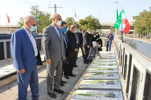 مسئولان استان قزوین به مقام شهدا ادای احترام کردند