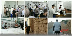 توزیع بیش از 1300 پُرس غذای گرم بین نیازمندان شهرستان اسفراین