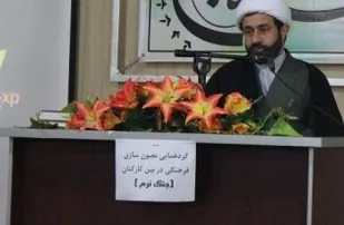 گردهمایی مصون سازی فرهنگی جنگ نرم با حضور پایوران و سربازان