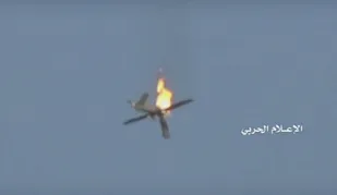 هواپیمای جاسوسی عربستان سرنگون شد