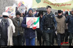 شکوه حضور مردم همدان در راهپیمایی 22 بهمن 98
