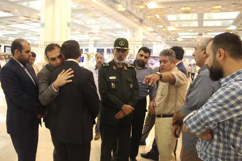 بازدید سردار سپهر از نمایشگاه صنایع کوچک ایران