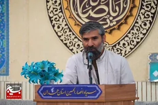 شعرخوانی فرهنگیار شاعر سید داوود حسینی در مدح حضرت زهرا(س)