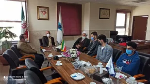 دیدار اعضای بسیج دانشجویی با ریاست جدید دانشگاه آزاد شاهرود