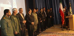 مراسم تکریم و معارفه فرمانده انتظامی شهرستان شاهرود