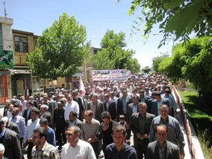 گزارش تصویری راهپیمایی روز قدس در فریدونشهر