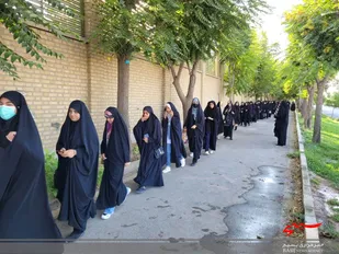 رزمایش پیاده روی گردان کوثر در سپاه ناحیه ساوجبلاغ برگزار شد