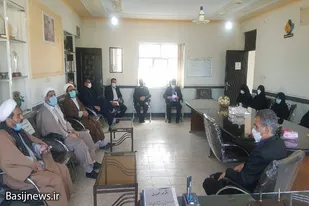 حضور امام جمعه نهاوند در اداره آموزش و پرورش این شهرستان