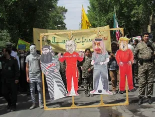 راهپیمایی پر شکوه روز قدس در نایین