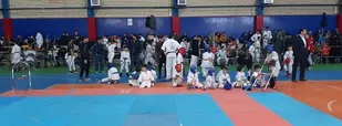 برگزاری مسابقات کاراته قهرمانی کشور در شهرستان بهارستان