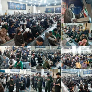 نمازجمعه ۱۷ فروردین ماه ۱۴۰۳ شهرستان پیشوا در روز جهانی قدس