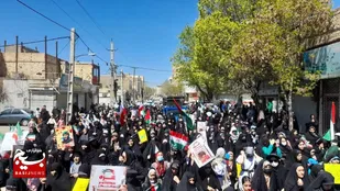 راهپیمایی روز جهانی قدس در چهارباغ برگزار شد+تصاویر