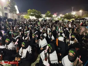 اجتماع بزرگ دختران و بانوان جانفدای ایران اسلامی_ جزیره قشم