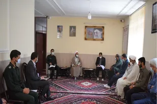 دیدار با امام جمعه به مناسبت هفته بسیج دانش آموزی