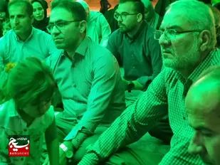 مراسم معنوی شبی با شهدا در جوار شهدای گمنام رامهرمز