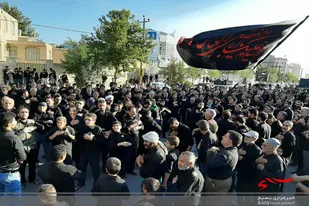 تجمع عزاداران حسینی در نهاوند
