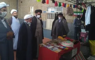بازدید مسئولین سپاه قمربنی هاشم علیه السلام از نمایشگاه عفاف و حجاب