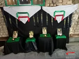 مراسم سالگرد شهید سردار سلیمانی و همرزمانش