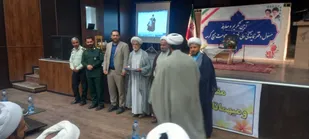 مراسم تودیع و معارفه مسئول نمایندگی ولی فقیه در ناحیه مقاومت بسیج گرمه