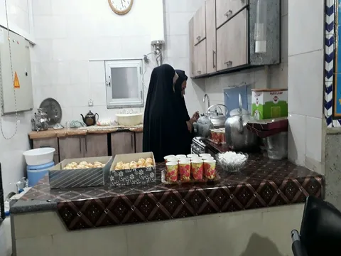 پایگاه مقاومت حضرت مریم (س) ایستگاه صلواتی برپا کرد