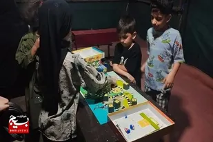 شور بازی در کوی شهید گمنام زاهدان