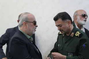 دیدار  فرمانده سپاه استان سمنان با تعدادی از جانبازان روشندل&nbsp;