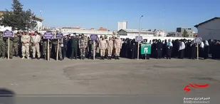 نمایش اقتدار بسیجیان در هزار سنگر + تصاویر