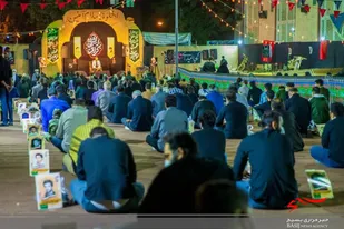 یادواره شهدای حوزه بسیج شهید اشرفی &lrm;اصفهانی در مصلی&zwnj; کرج برگزار شد