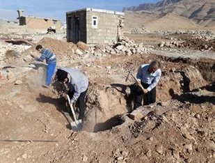خدمات گروه جهادی بسیج رسانه در مناطق زلزله زده