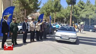 اعزام کاروان راهیان نور خودرو&zwnj;های شخصی از شاهرود+ تصاویر